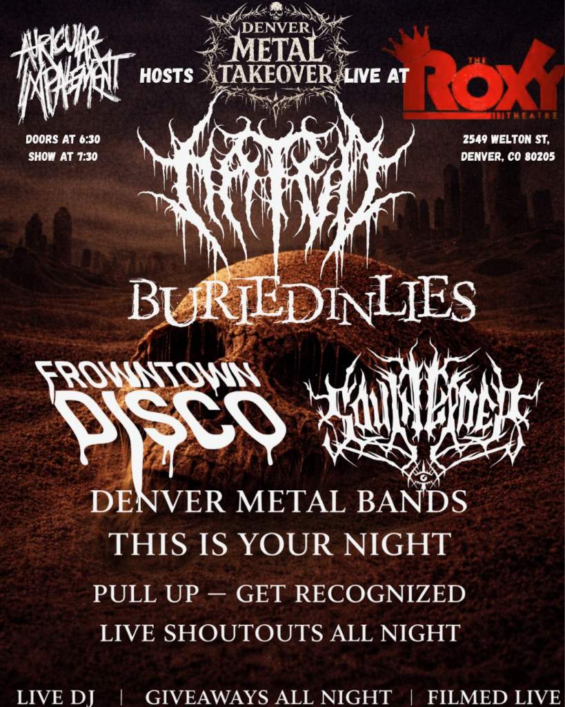 Apr 24 2026 - HATED @ Roxy Theater - Pre-Sale Ticket